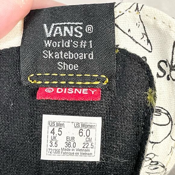 VANS SK8-Hi x Disney Sorcerer\'s Apprentice Sneaker Shoes Men\'s Size 4.5 NWT main image 7